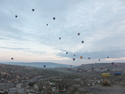 Balloons in full flight
