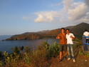 Christian and i at lombok overlook