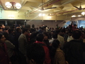 Crowd at the andhara pradesh bhavan canteen
