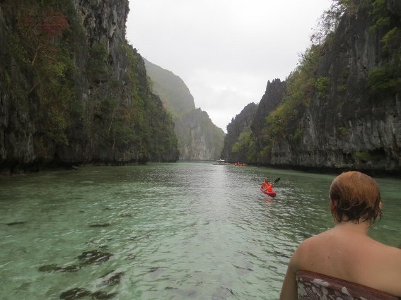 Entrance to a beautiful lagoon in El Nido, Philippines