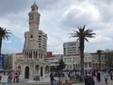 Famous clock tower in izmir