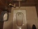 Flush pit toilete