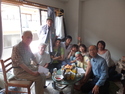 I did an English lesson with this fun group of people in Kyoto.