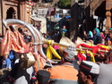 Horn section at vashisht funeral