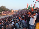 Indian border crowd