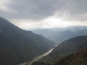 Looking back from the beginning of tiger leaping gorge