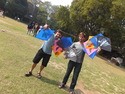 Me and ace showing off our kites