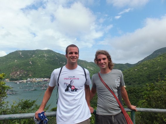 Me and Rob at Lamma Island