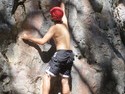 Me rock climbing