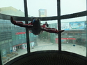 Me skydiving in wind tunnel