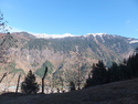 Mountain directly across from manali