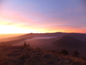 Mt bromo at sunrise with clouds