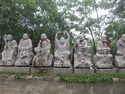 Row of statues in nanjing