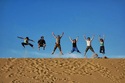 Sand dune group jump