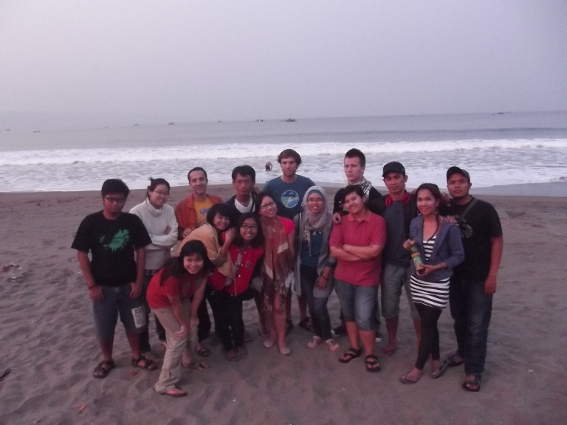 All of us as Swarna beach