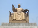 Statue of south korean leader