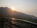Sunset over sapa from my first hotel
