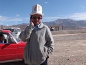 Tajik man on phone