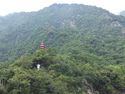 Temple and statue at takoko gorge