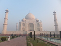 The taj mahal from the front