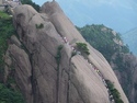 Trail going to huangshan lookout