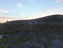 Tsaatan camp at dusk