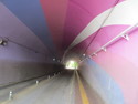 Tunnel on the way to seoul tower