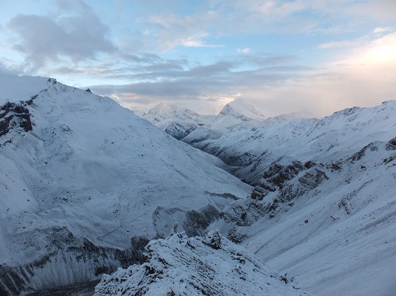 View from above Annapurna High Camp