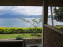 View of lake toba from my room