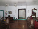 The upstairs common area in the place I stayed in Vigan.